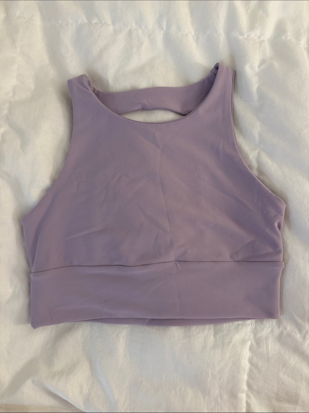 Becco Lavender Active Top — Stretch Performance Tee